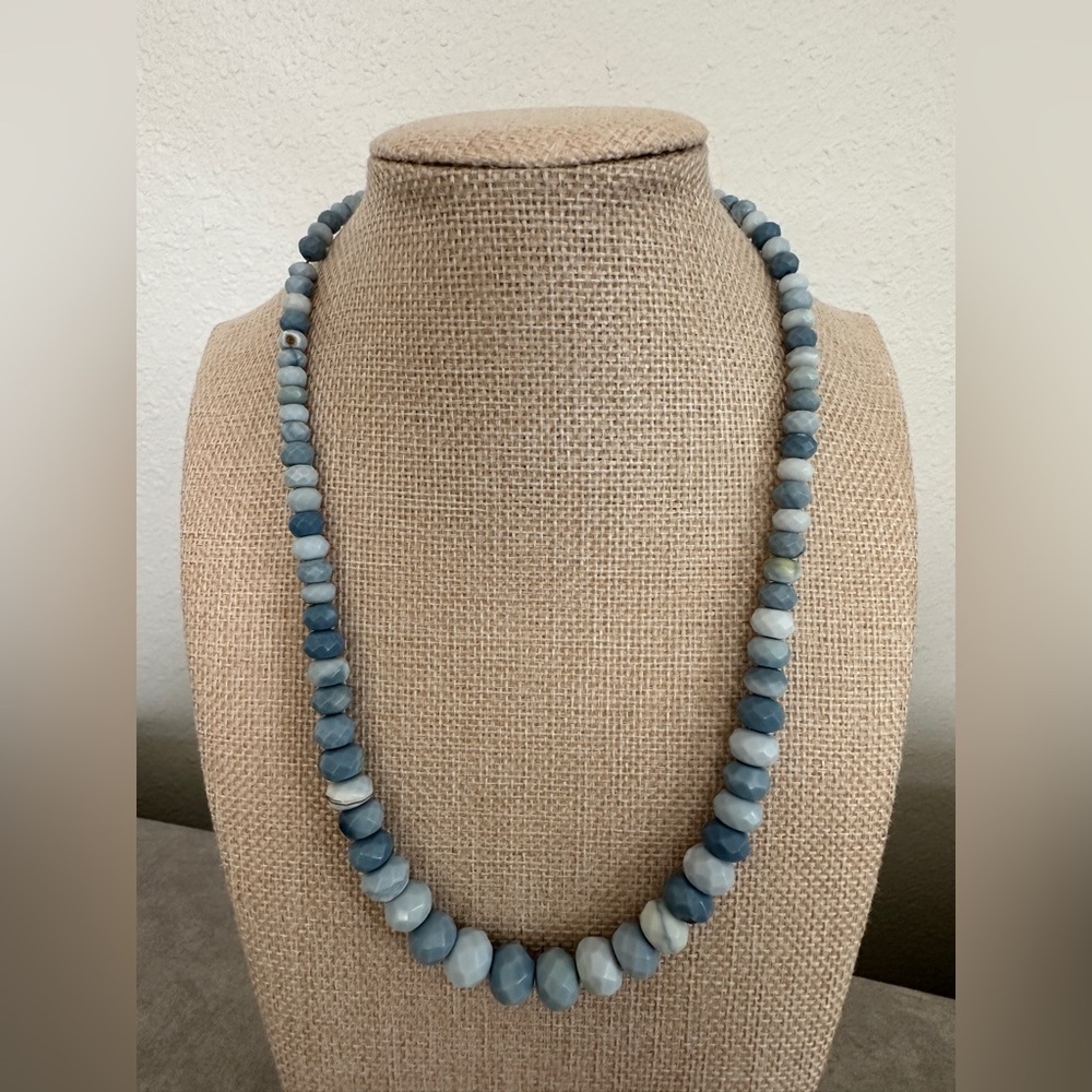 Blue Opal beaded Necklace by Jay King - Picture 3 of 10